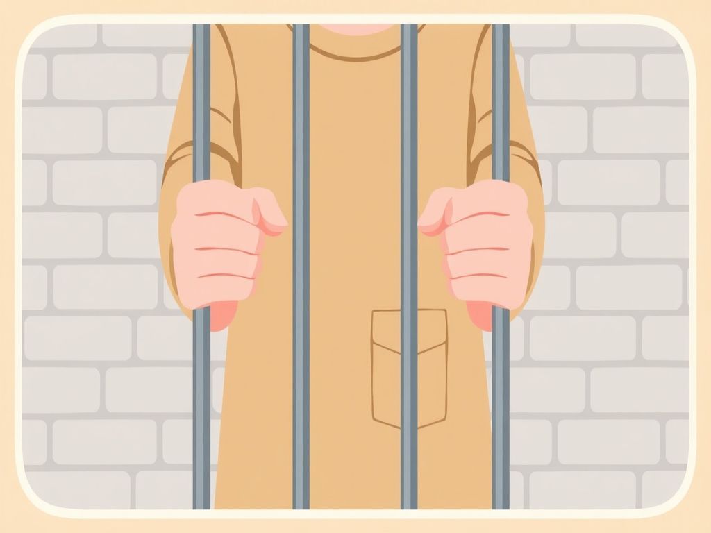 behind bars